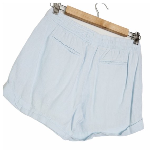 Old Navy Light Blue Lounge Shorts Elastic Waist Drawstring Shorts w Pockets - Picture 6 of 10
